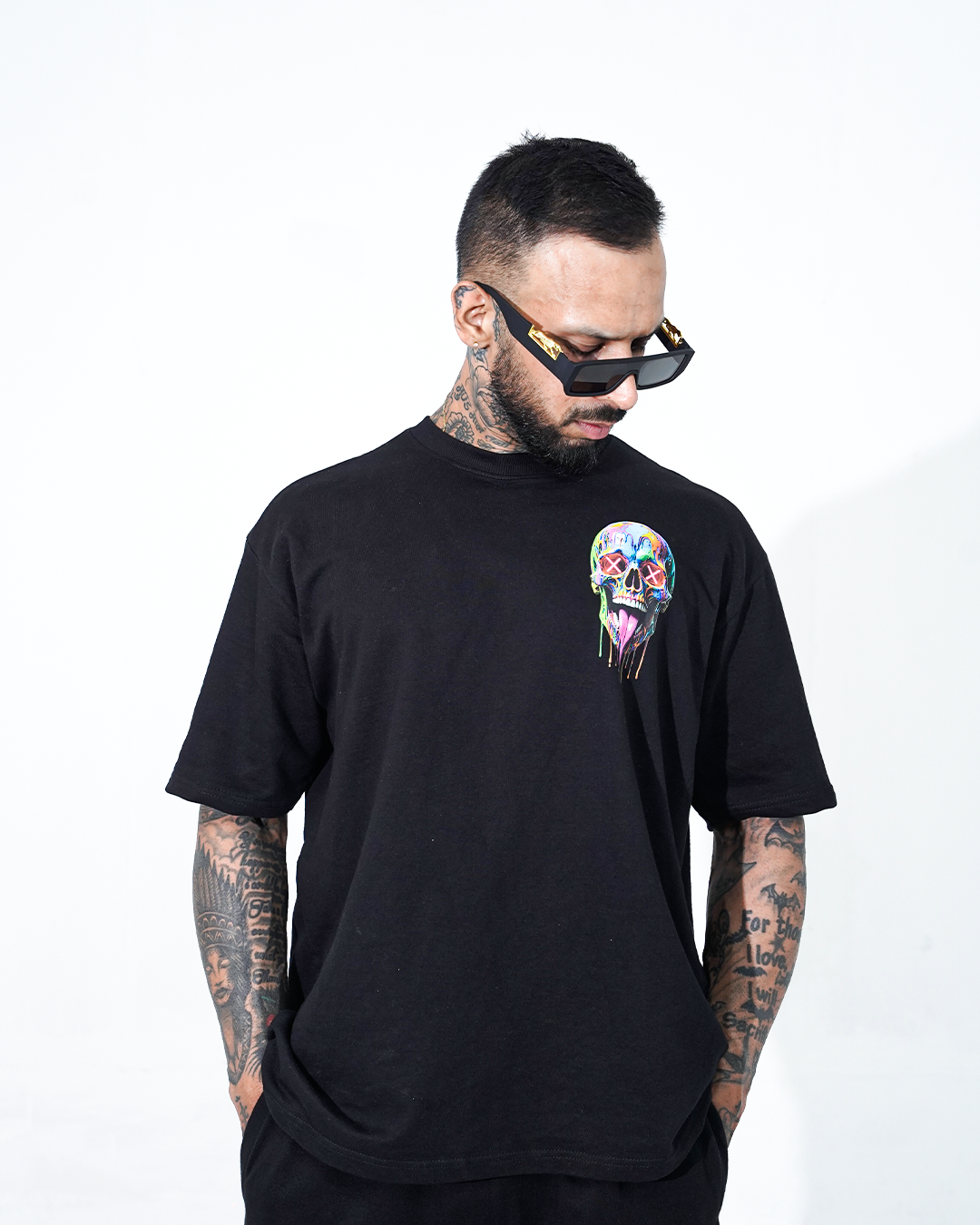 Multi coloured Skull T-shirt