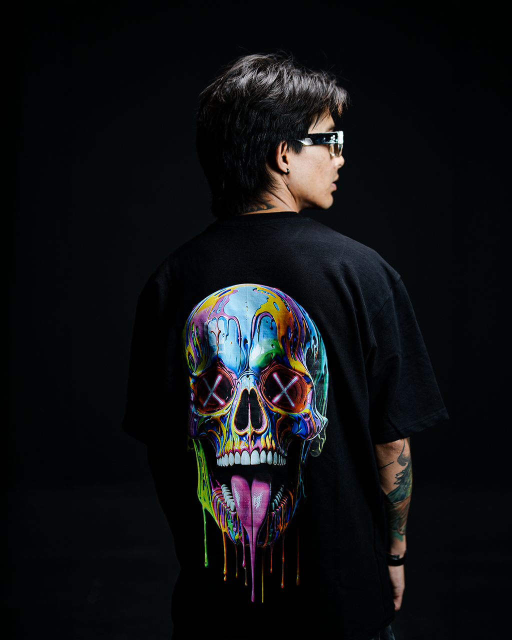 Multi coloured Skull T-shirt