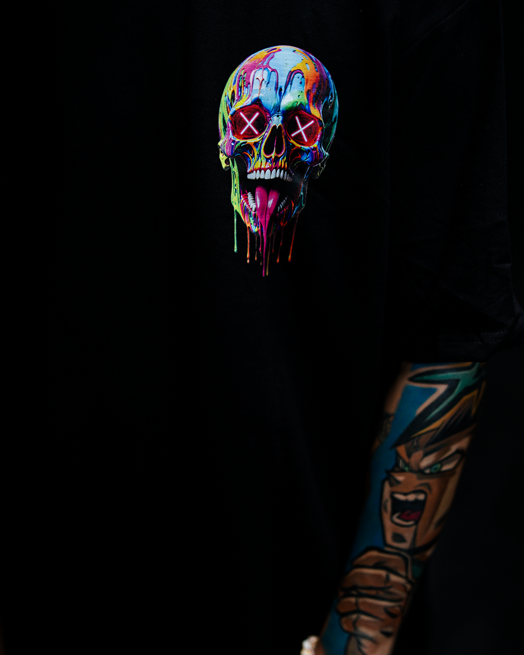 Multi coloured Skull T-shirt