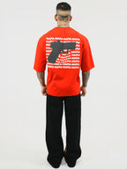 Gun Mafia Drop Shoulder Oversized T-Shirt