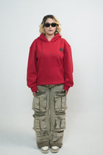 Red Haters Oversized Hoodie