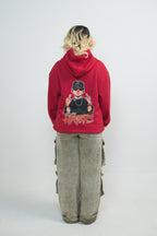 Red Haters Oversized Hoodie