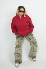 Red Haters Oversized Hoodie