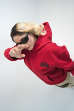 Red Haters Oversized Hoodie