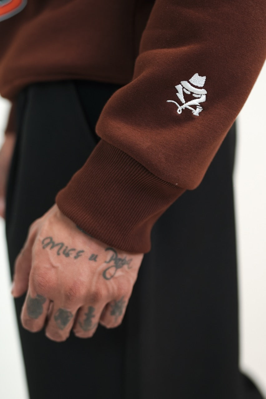 Brown Haters Oversized Sweatshirt
