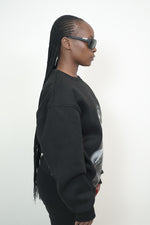 Black Ace Oversized Sweatshirt
