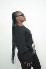 Black Ace Oversized Sweatshirt