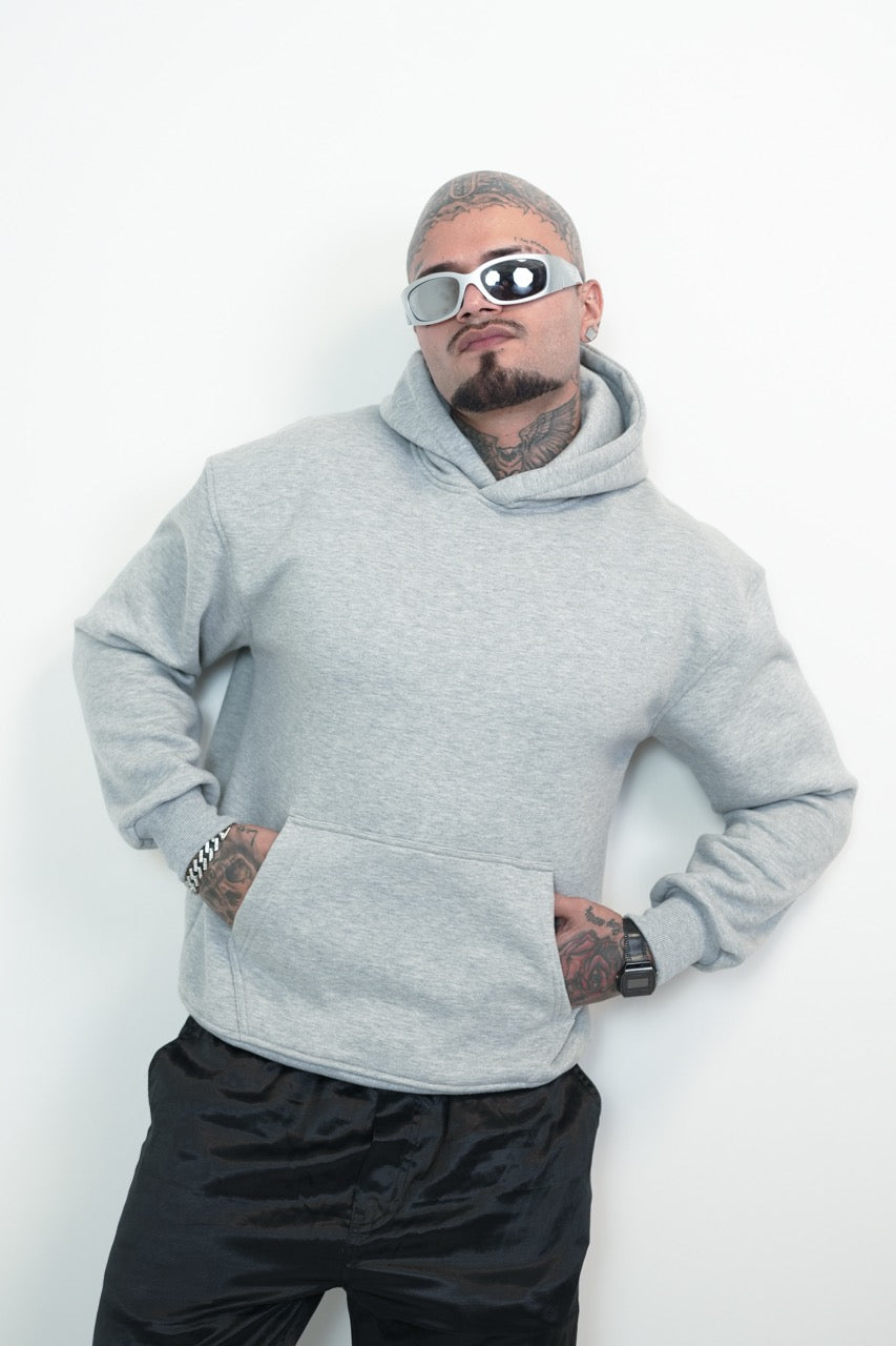 Grey Panther Oversized Hoodie