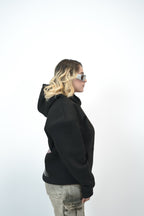 Black Mafia Dog Oversized Hoodie