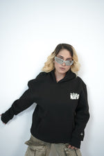 Black Mafia Dog Oversized Hoodie
