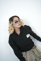 Black Mafia Dog Oversized Hoodie