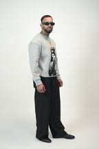 Grey Ace Oversized Sweatshirt