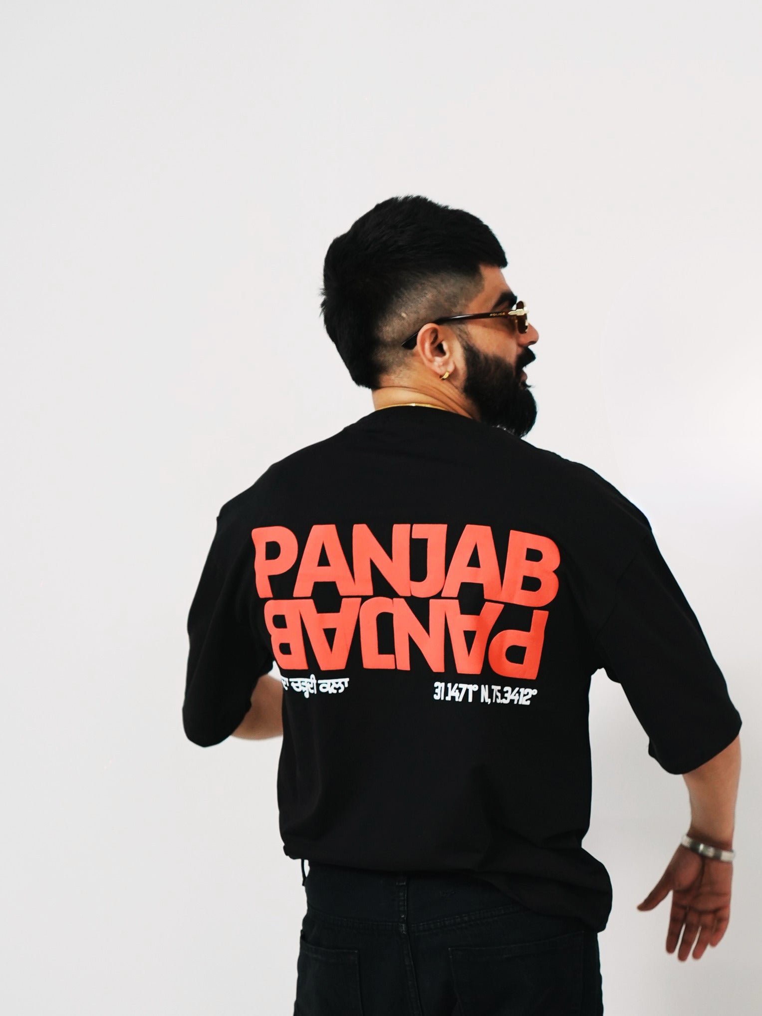 Panjab Drop Shoulder oversized T-Shirt