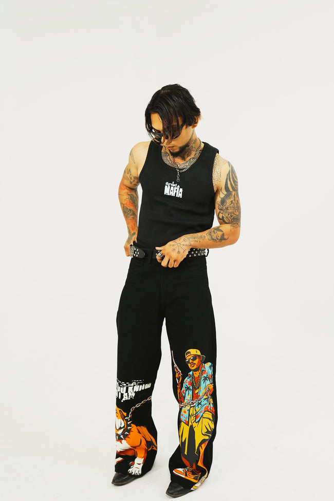 Black GTA Pants Hover Image