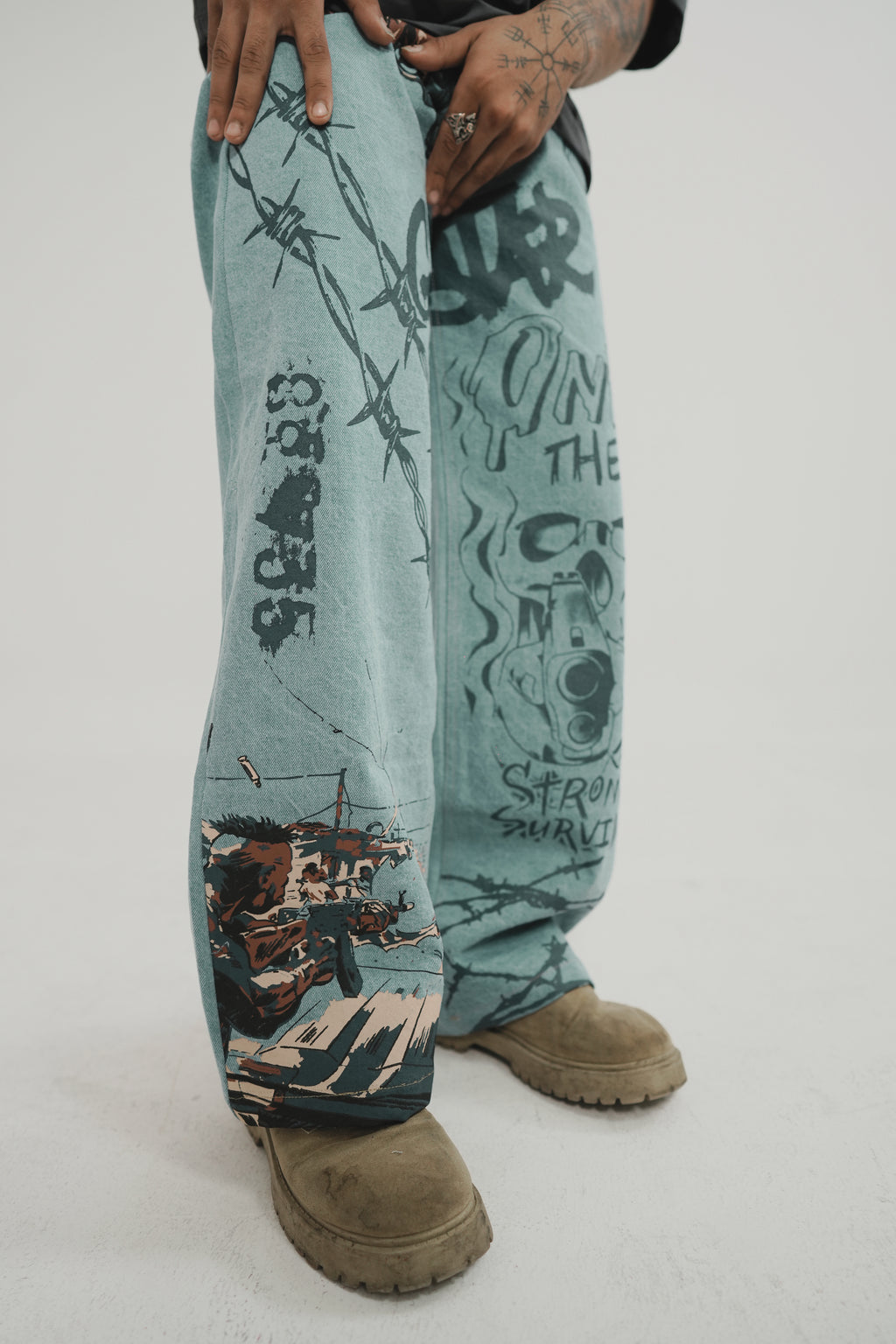 Messy Mafia Jeans