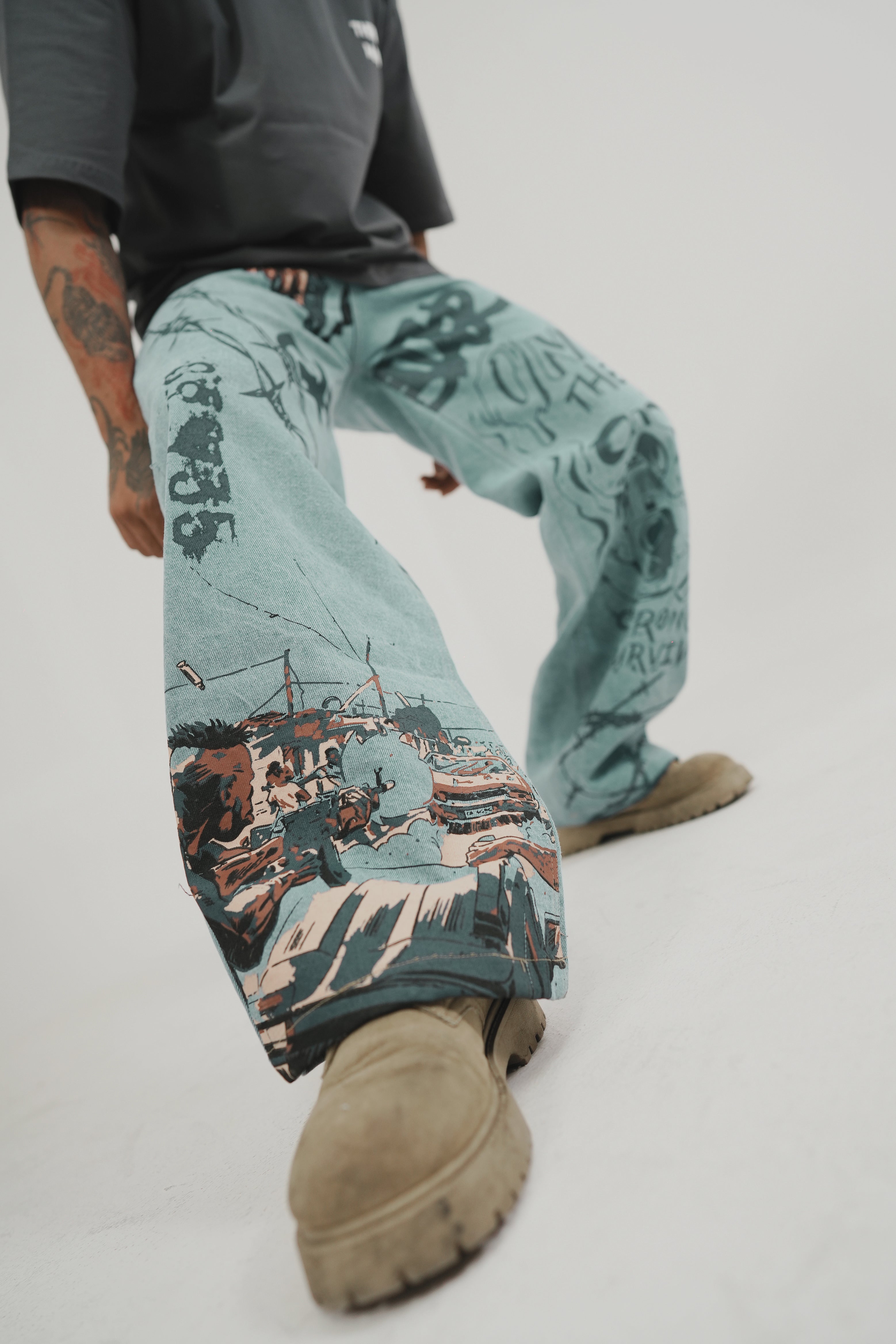 Messy Mafia Jeans