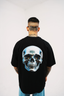 Chrome Skull Black T-Shirt